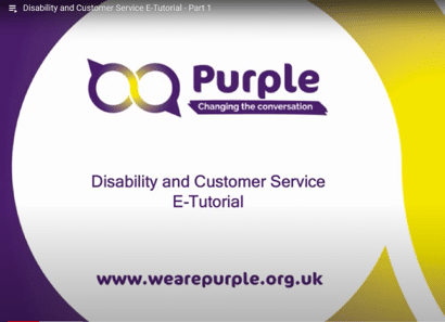 Disability and Customer Service e-tutorials