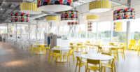 interior of the IKEA Exeter restaurant