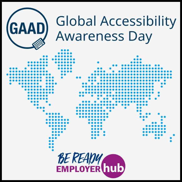 Logo for Global Accessibility Awareness Day